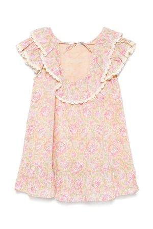 multicolor cotton dress LOUISE MISHA KIDS | GRIS25S0152YELLOWCAPRICOVE